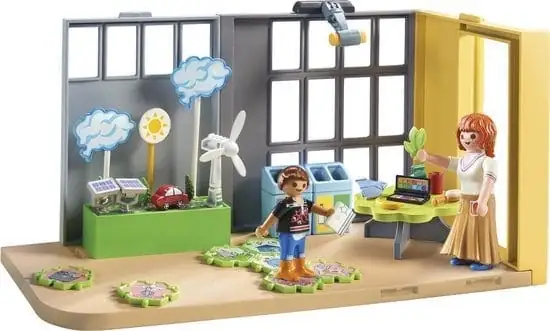 550x331 PLAYMOBIL City Life School Klimaatwetenschaplokaal - 71331