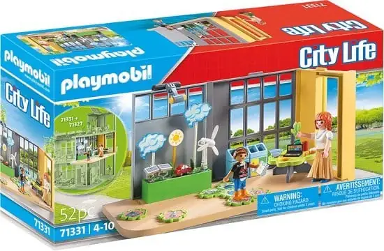 550x360 (1) PLAYMOBIL City Life School Klimaatwetenschaplokaal - 71331
