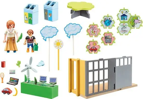 550x380 PLAYMOBIL City Life School Klimaatwetenschaplokaal - 71331