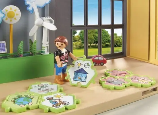 550x400 PLAYMOBIL City Life School Klimaatwetenschaplokaal - 71331