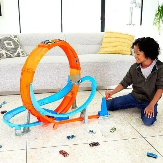 550x550 (11) Hot Wheels Action Wervelende Looping - Racebaanset