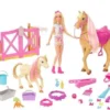 550x452 (1) Barbie Paardenverzorging, Pop, Paarden en Speelset