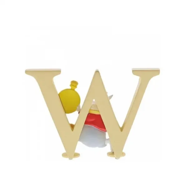 Disney Letter ‘W’ White Rabbit Alice in Wonderland