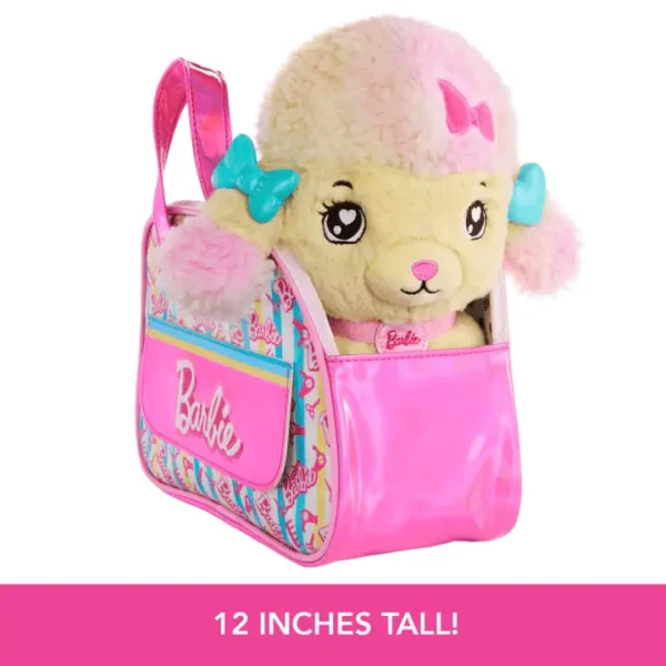 xhplchtvvop45dbuae50 Barbie Knuffels, Poedel Hond Met Draagtas En 6 Accessoires, Pluche met Licht en Geluid,