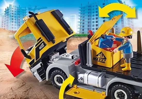 PLAYMOBIL City Action Vrachtwagen met wissellaadbak - 70444