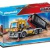 PLAYMOBIL City Action Vrachtwagen met wissellaadbak - 70444