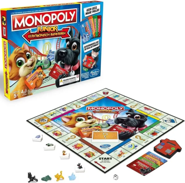 Monopoly Junior Elektronisch Bankieren - Bordspel