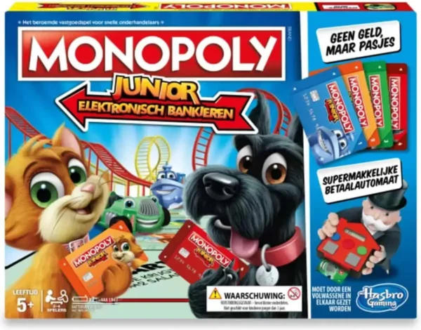 Monopoly Junior Elektronisch Bankieren - Bordspel