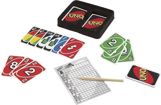 Mattel Games UNO Deluxe Card Game Bewaarblik