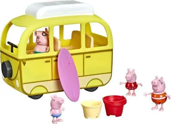 550x399 Peppa Pig: Peppa's Strand Camper - Speelfigurenset