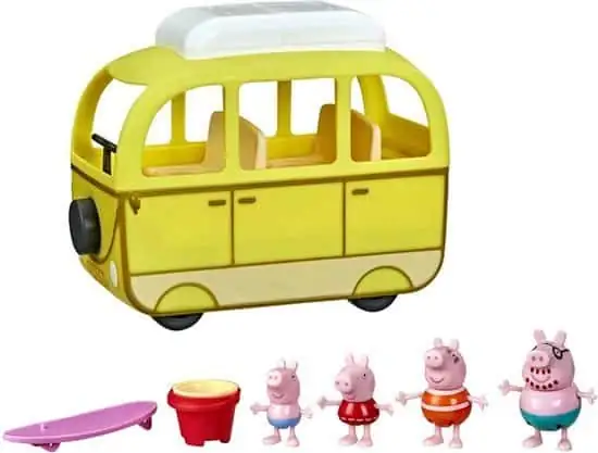550x417 Peppa Pig: Peppa's Strand Camper - Speelfigurenset