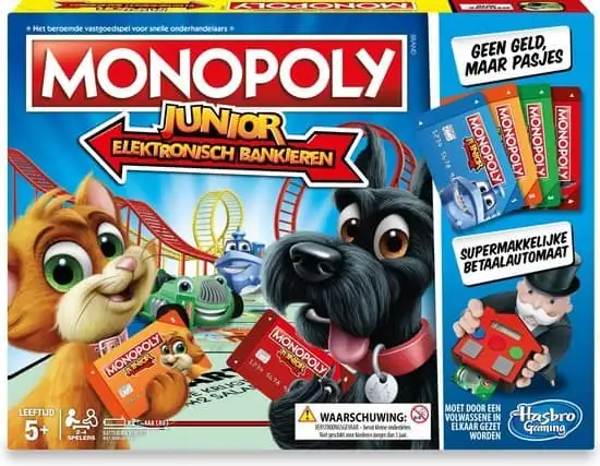 Monopoly Junior Elektronisch Bankieren - Bordspel