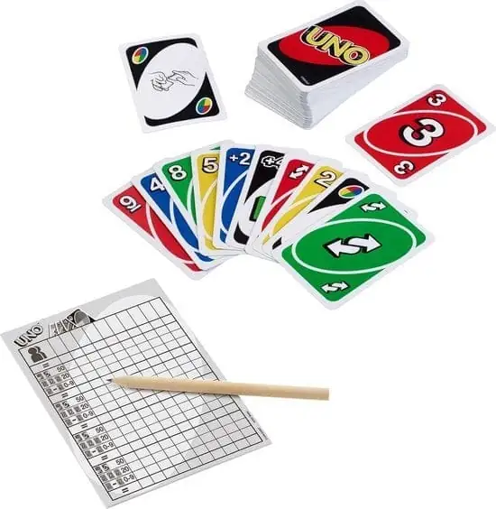 Mattel Games UNO Deluxe Card Game Bewaarblik