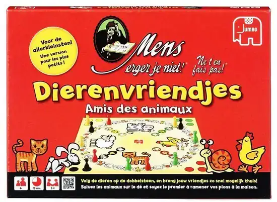 Mens Erger Je Niet! Dierenvriendjes - Bordspel