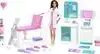 124x54 Barbie Careers Medische Speelset Ziekenhuis met dokter Barbie en - Barbiepop