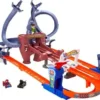 Hot Wheels Spider-Man & Black Panther Wirwarrende Racebaan Toy Car Track Set