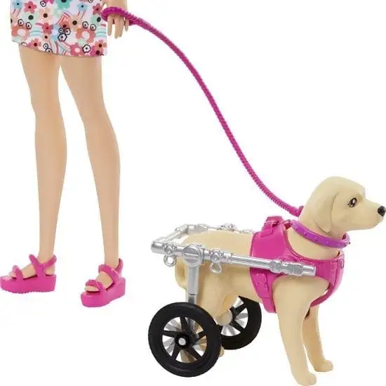 Barbie Hondenduo - Met puppy en grote hond - Barbiepop