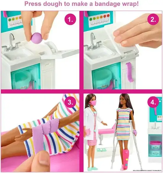 550x583 (1) Barbie Careers Medische Speelset Ziekenhuis met dokter Barbie en - Barbiepop