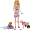 Barbie Hondenduo - Met puppy en grote hond - Barbiepop