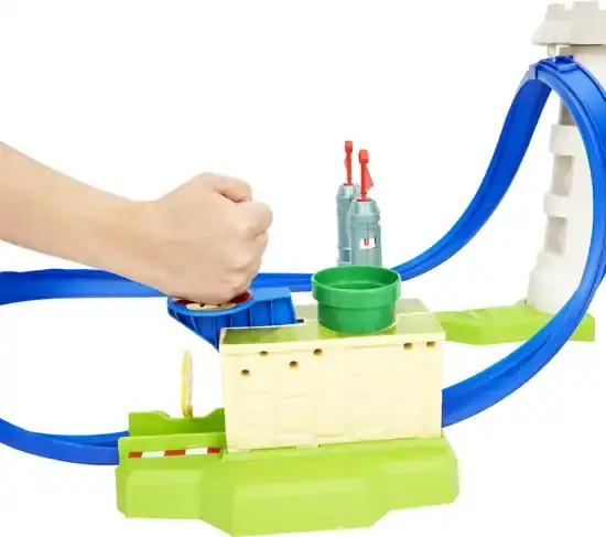 5VXzMPwRGLEK=w550-h840-t Hot Wheels Mario Kart Slam Stroomkring - Racebaan met Super Mario Bros-Figuur