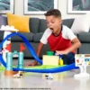 Hot Wheels Mario Kart Slam Stroomkring - Racebaan met Super Mario Bros-Figuur