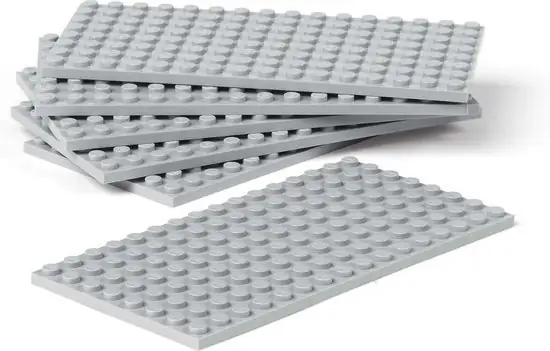 550x351 LEGO Vitrine Minifiguren Rood