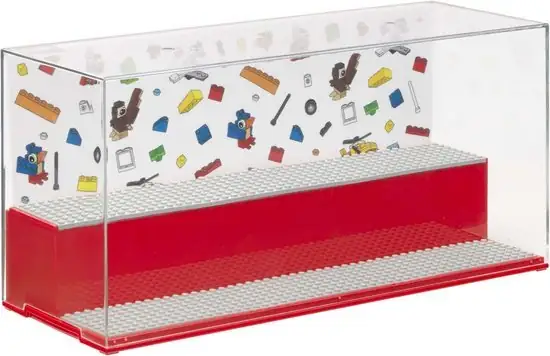 550x356 (2) LEGO Vitrine Minifiguren Rood