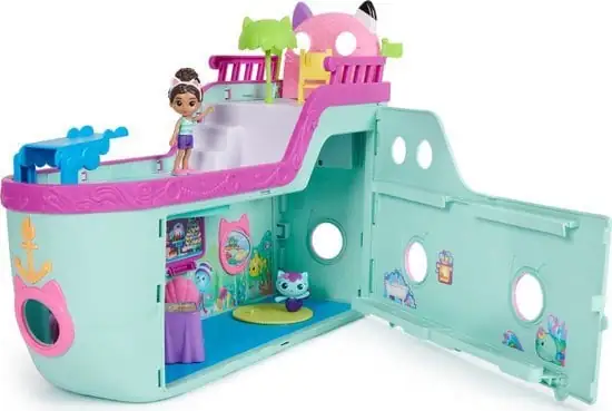 Gabby’s Poppenhuis – Meerminnenschip – Cruiseschip – Speelfigurenset