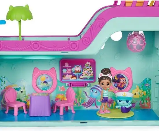 Gabby’s Poppenhuis – Meerminnenschip – Cruiseschip – Speelfigurenset