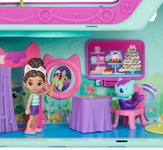Gabby’s Poppenhuis – Meerminnenschip – Cruiseschip – Speelfigurenset