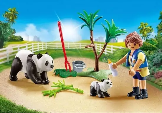 Playmobil pandaverzorger Carry case - 70105