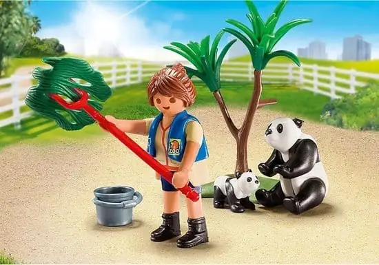 Playmobil pandaverzorger Carry case - 70105