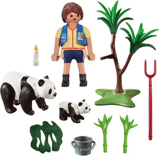 Playmobil pandaverzorger Carry case - 70105