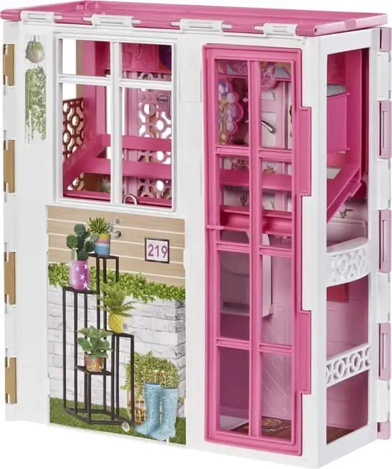 Barbie huis - 2 verdiepingen met Meubels en Accessoires