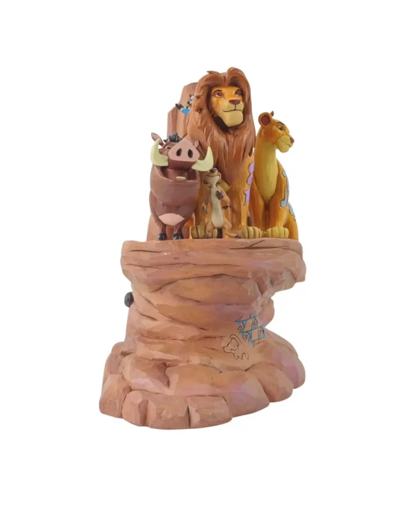 Disney Traditions De Leeuwenkoning Pride Rock Carved in Stone 23 cm