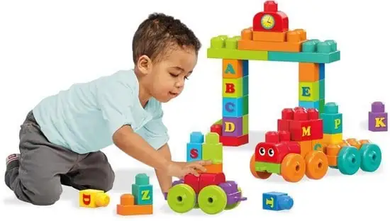 Mega Bloks First Builders ABC Alfabet Trein - Constructiespeelgoed