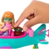 Barbie Chelsea Beroepenpop Speelset - Piloot - Met barbiepop en vliegtuig