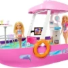 550x420 Barbie Droomboot - Speelset met barbie meubels en glijbaan