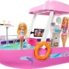 550x425 Barbie Droomboot - Speelset met barbie meubels en glijbaan