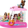 550x447 Barbie Droomboot - Speelset met barbie meubels en glijbaan