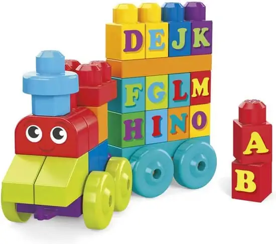 Mega Bloks First Builders ABC Alfabet Trein - Constructiespeelgoed