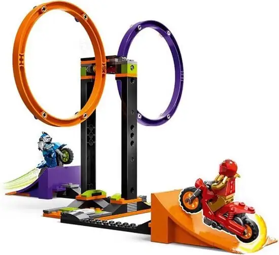 550x503 LEGO City Stuntz Spinning Stunt-uitdaging Actieset - 60360