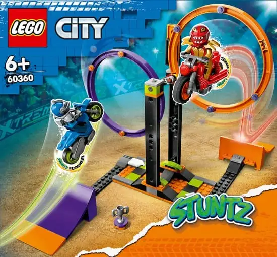 550x510 (2) LEGO City Stuntz Spinning Stunt-uitdaging Actieset - 60360