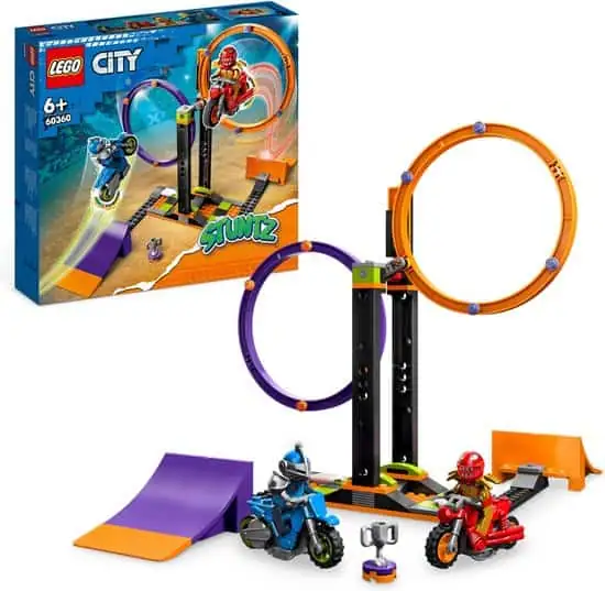 550x537 (1) LEGO City Stuntz Spinning Stunt-uitdaging Actieset - 60360