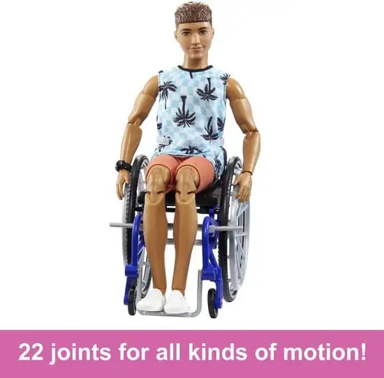 550x541 (1) Barbie Ken Fashionista Rolstoel - Barbiepop