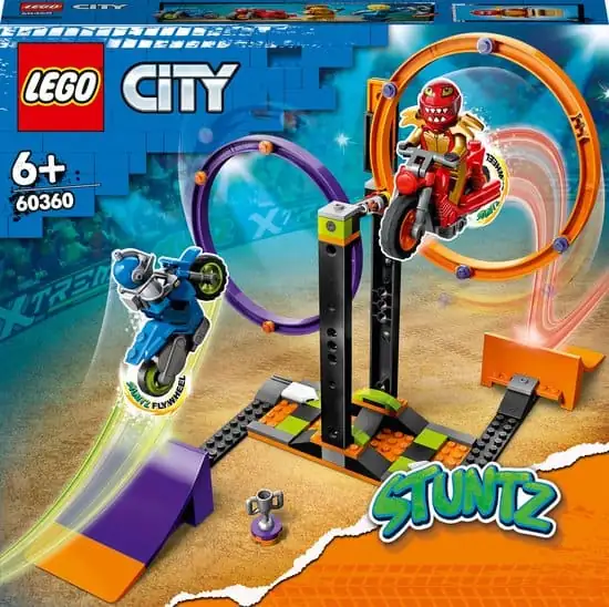 550x548 (1) LEGO City Stuntz Spinning Stunt-uitdaging Actieset - 60360