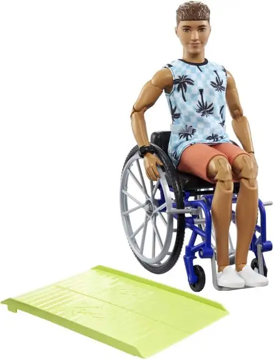 550x723 (2) Barbie Ken Fashionista Rolstoel - Barbiepop
