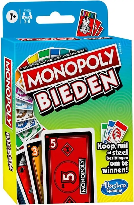 550x838 Monopoly Bieden Kaartspel