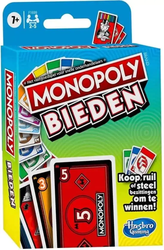 550x839 Monopoly Bieden Kaartspel