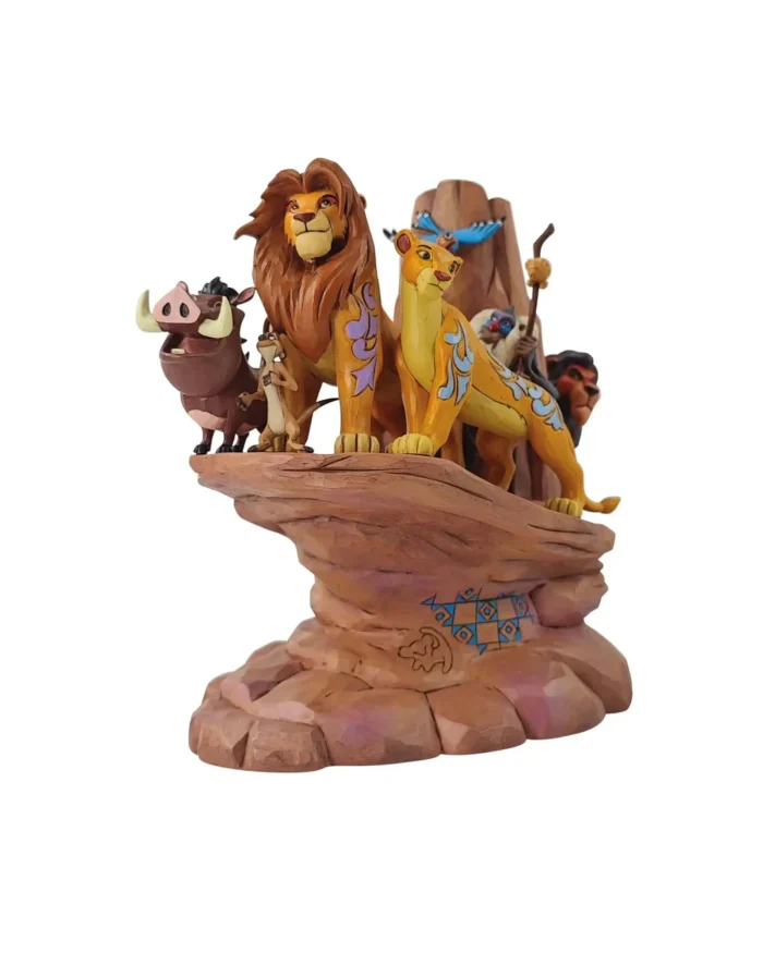 Disney Traditions De Leeuwenkoning Pride Rock Carved in Stone 23 cm
